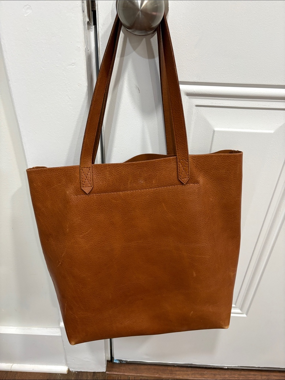 Madewell Transport Classic Leather Tote Bag in Brown - Picture 3 of 7